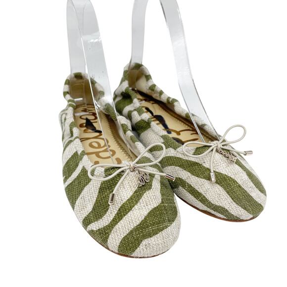 Sam Edelman Women's Felicia Ballet Flat Natural Tender Fern Size 5.5M - Picture 1 of 11
